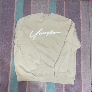 YoungLA Beige Crewneck Sweater